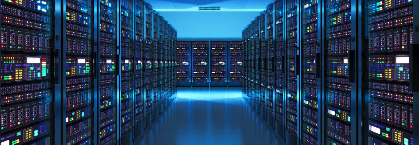 A server room