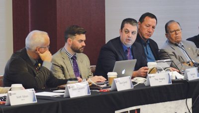 Todd Early and Edward Horowitz lead a 2016 PSAC meeting with FirstNet.